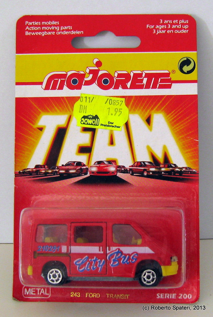 Majorette Ford Transit (n.243-C)